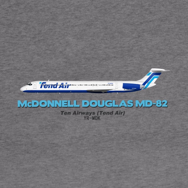 McDonnell Douglas MD-82 - Ten Airways (Tend Air) by TheArtofFlying